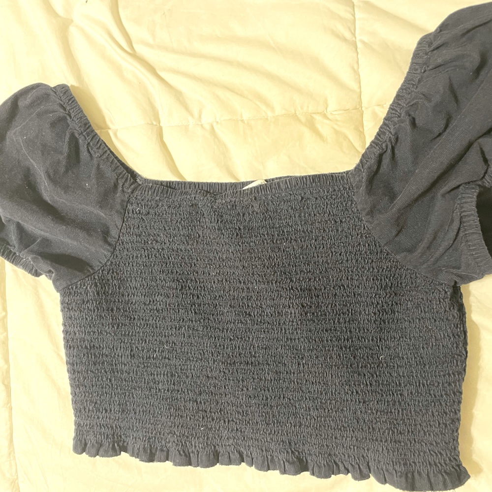 american eagle puff sleeve top
